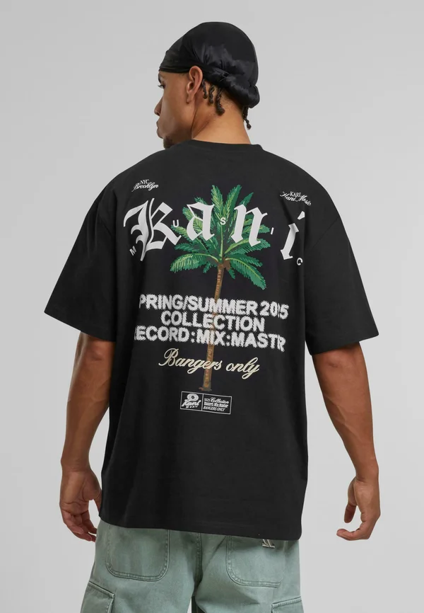 PALM - Print T-shirt - black