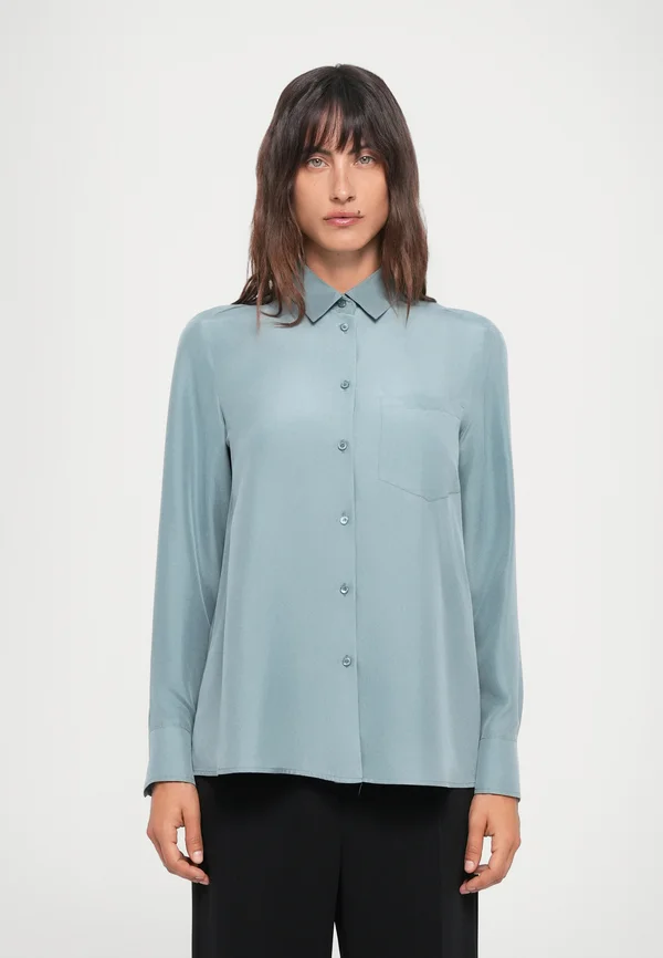 PAMIR - Button-down blouse - azzurro