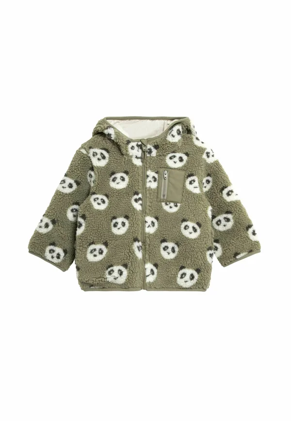 PANDA BORG REGULAR FIT - Fleece jacket - stone panda