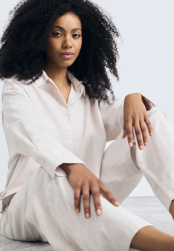 PANT SLEEP - Pyjama bottoms - oatmeal