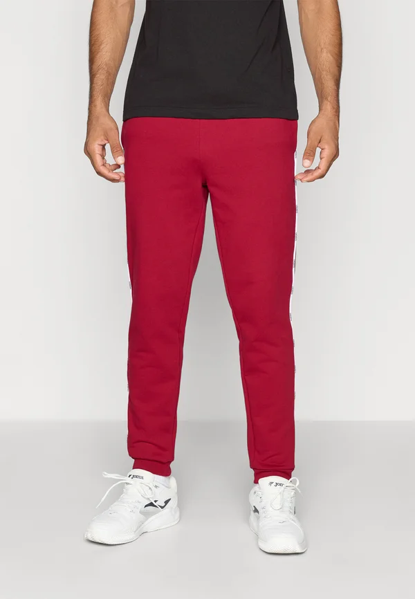 PANT TAPE - Tracksuit bottoms - bordeaux