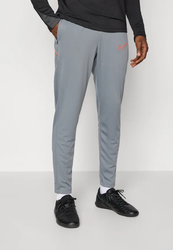 PANT - Tracksuit bottoms - cool grey/bright crimson
