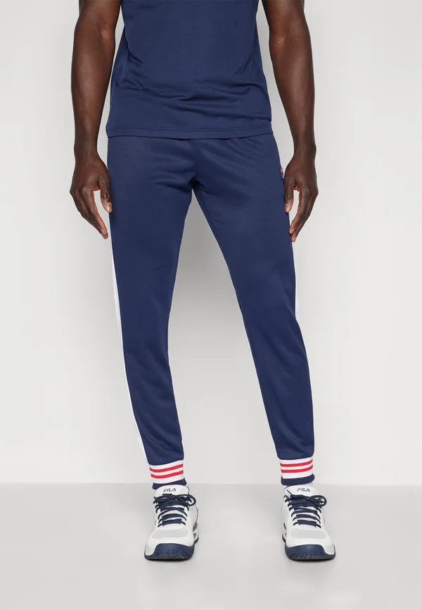 PANTS BAME - Tracksuit bottoms - navy/white