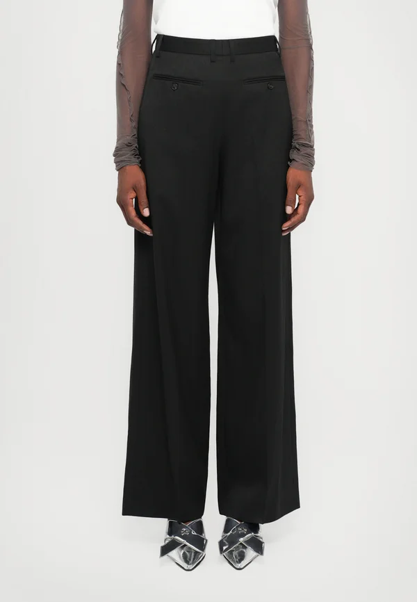 PANTS - Trousers - black