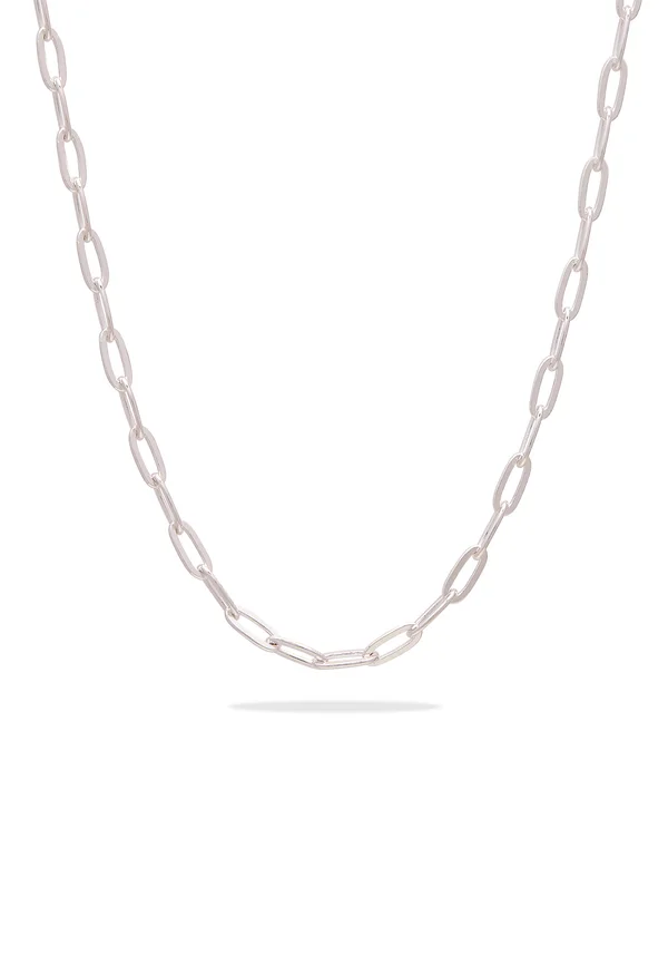 PAPER LINK - Necklace - silver-colored