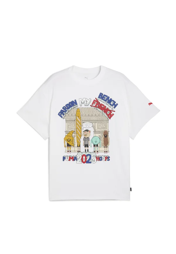 PARDON MY FRENCH - Print T-shirt - white