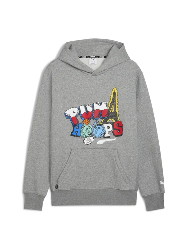 PARIS GRAPHIC - Hoodie - medium gray heather