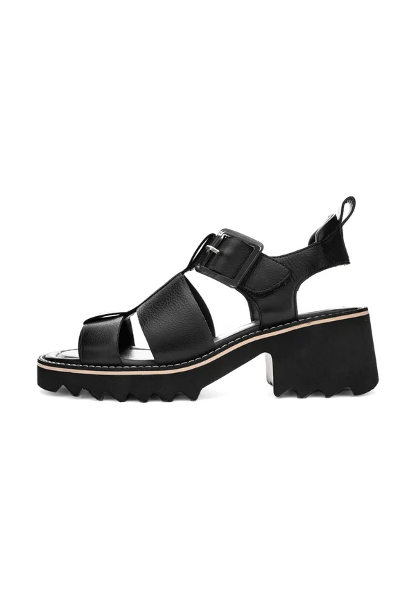PARIS - Platform sandals - black