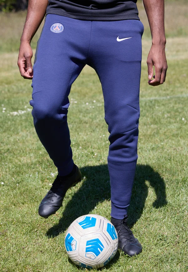 PARIS SAINT-GERMAIN TECH FLEECE - Tracksuit bottoms - midnight navy/white