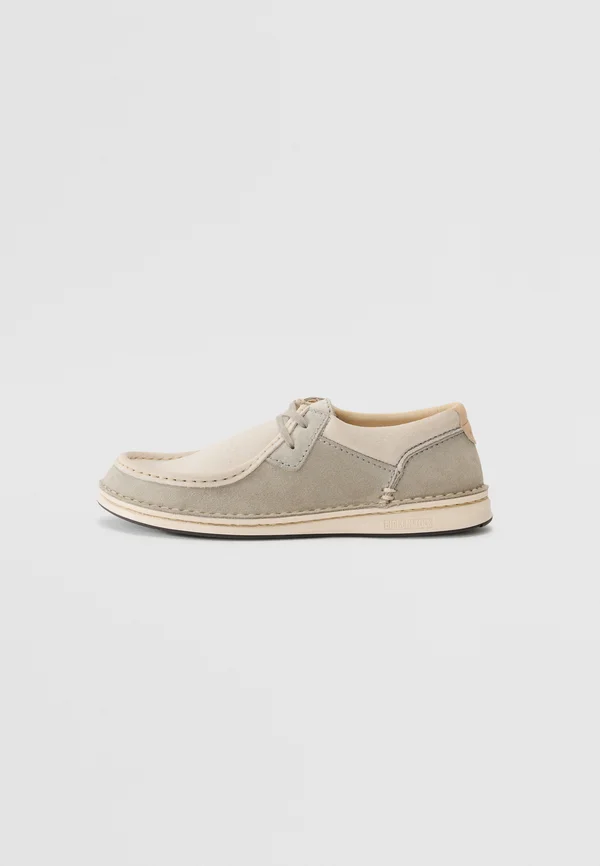 PASADENA LEVE NARROW UNISEX - Casual lace-ups - stone coin/white