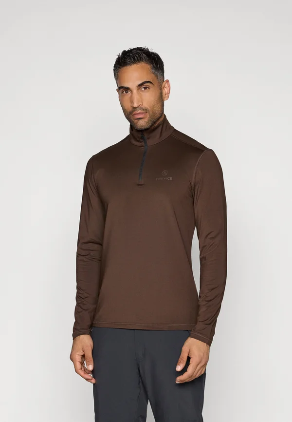 PASCAL - Long sleeved top - espresso