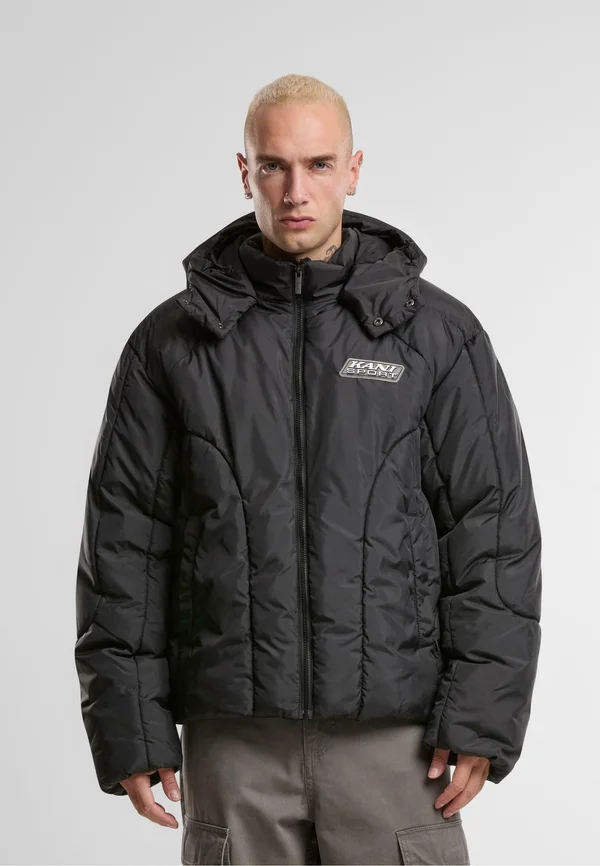 PATCH ARCTIC PUFFER - Winter jacket - black