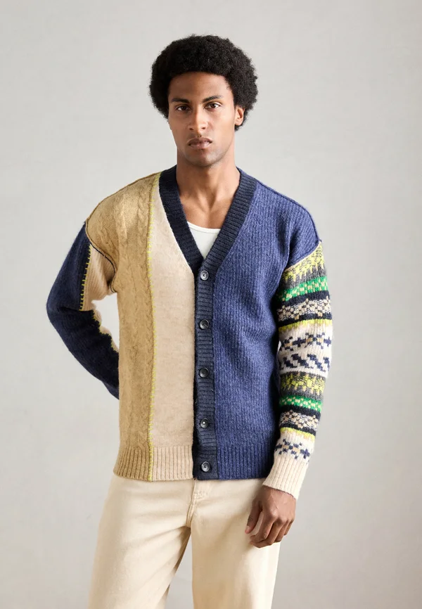 PATCHWORK CARDIGAN - Cardigan - multi color