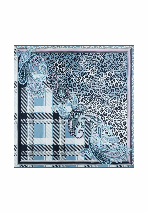 PATCHWORK LEO - Scarf - black silver