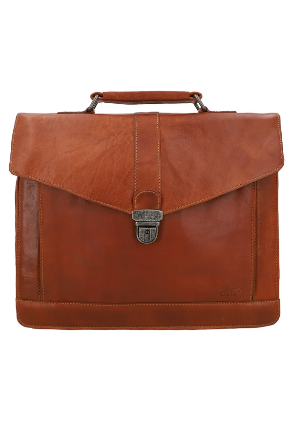 PAXTON - Briefcase - honey brown