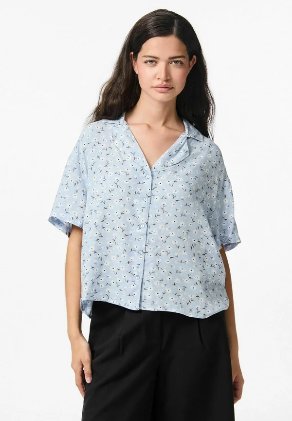 PCNYA  - Button-down blouse - cashmere blue