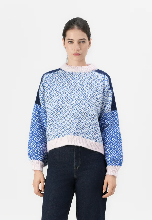 PCREMIX HIGH NECK - Jumper - birch