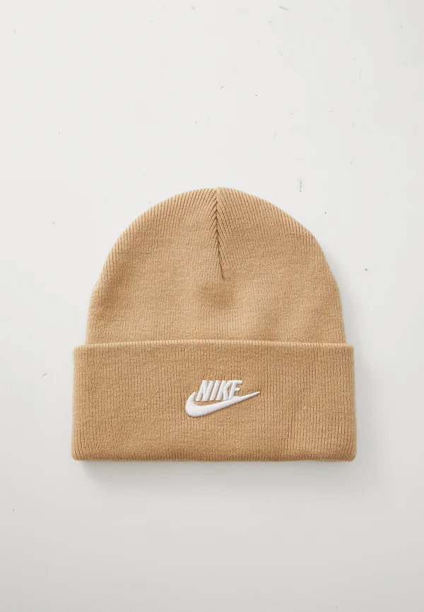 PEAK BEANIE UNISEX - Beanie - hemp/white