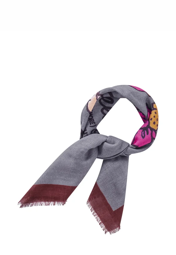 PEANUTS MIT SNOOPY-PRINT - Scarf - gry