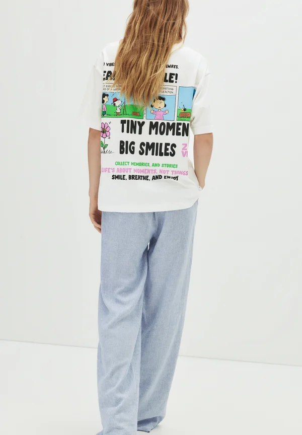 PEANUTS - Print T-shirt - white