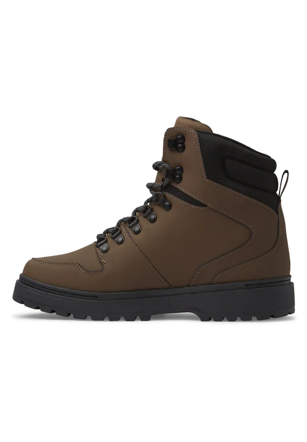 PEARY - Lace-up ankle boots - dark chocolate