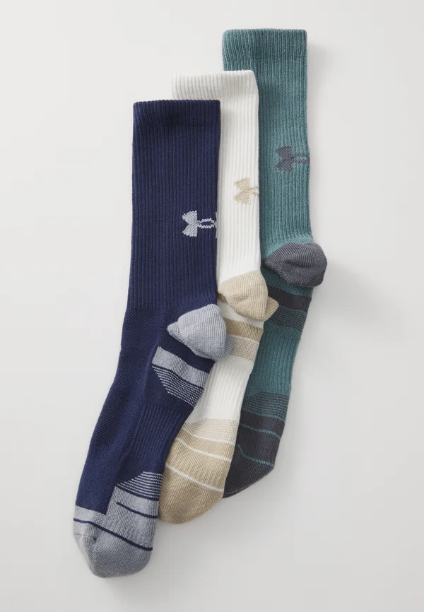 PERFORMANCE TECH CREW UNISEX 3 PACK - Sports socks - jasper blue/summit white/castlerock