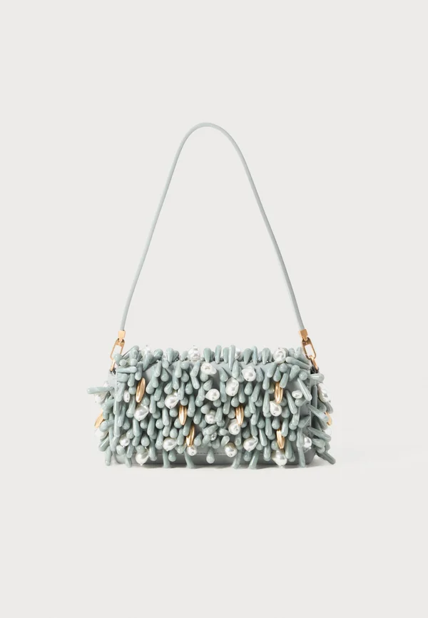 PERLA - Clutch - celadon/multi-coloured