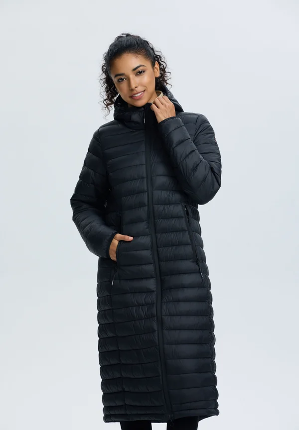 PERLA - Winter coat - schwarz