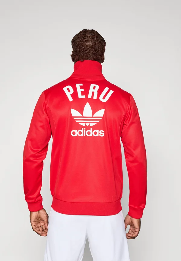 PERU TRACK TOP - Zip-up sweatshirt - better scarlet