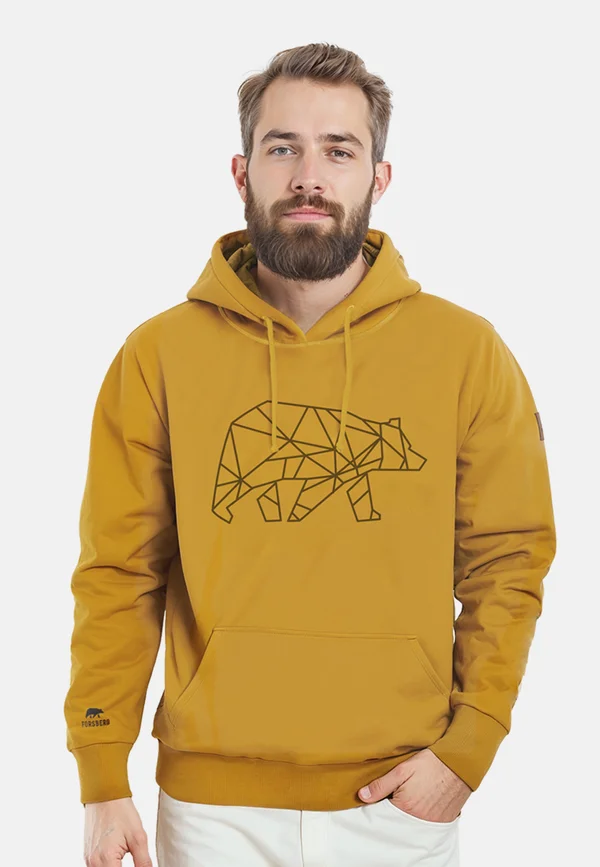 PETTARSON MIT LOGO - Hoodie - curry