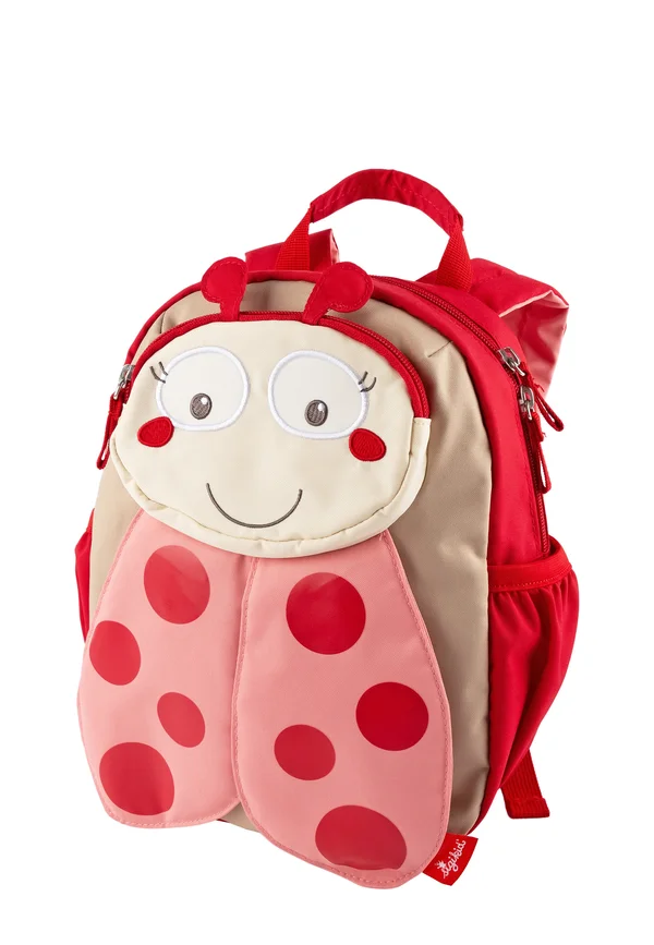 PFÖTCHEN-MARIENKÄFER - School bag - beere rot