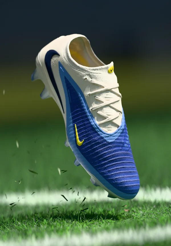 PHANTOM 6 LOW ELITE - Firm-ground football boots - racer blue/dark obsidian