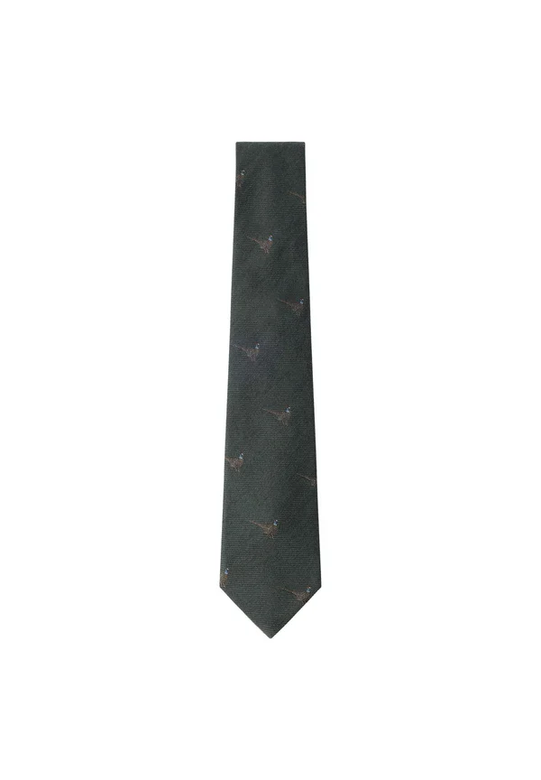 PHEASANT - Tie - hunter green