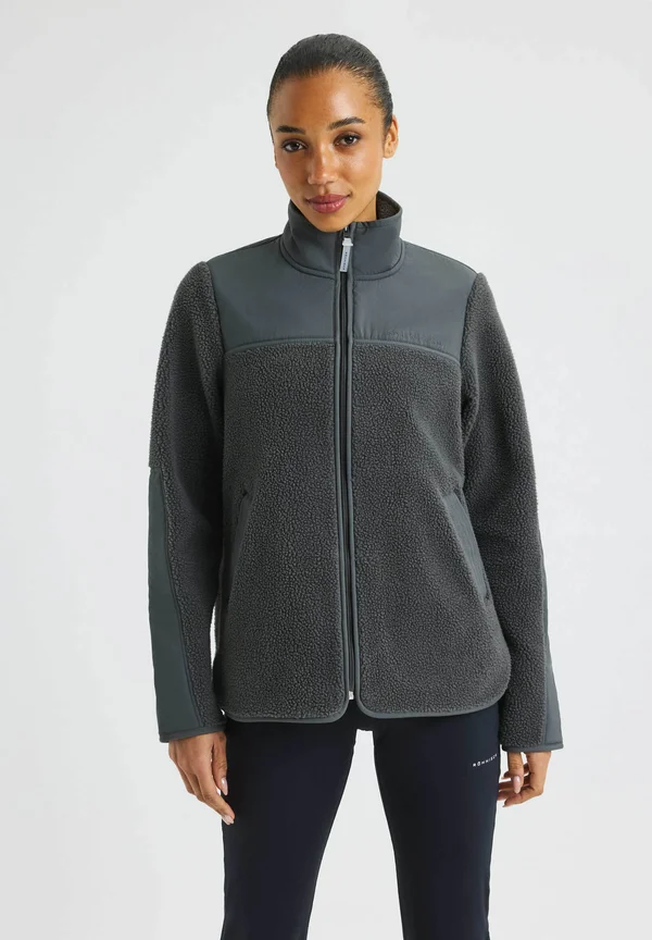 PHOEBE PILE - Fleece jacket - dark shadow