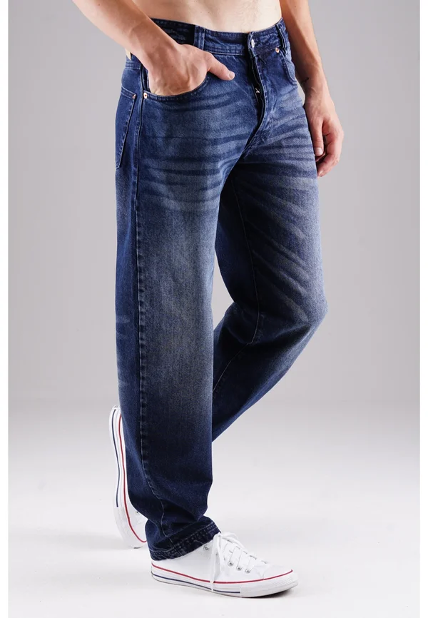 PICALDI ZICCO 472 TANSANIT - HERREN JEANS - RELAXED TAPERED FIT - Straight leg jeans - marengo blue
