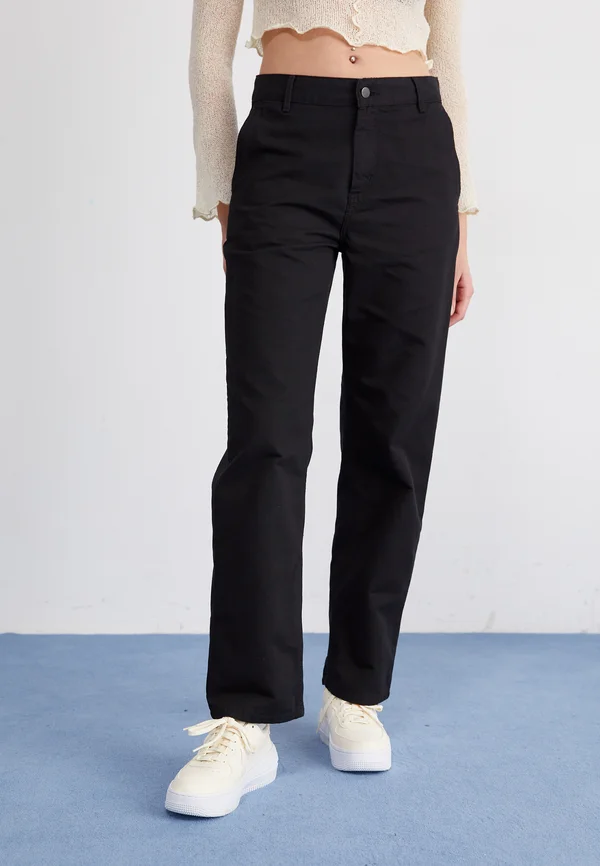 PIERCE PANT STRAIGHT - Trousers - black