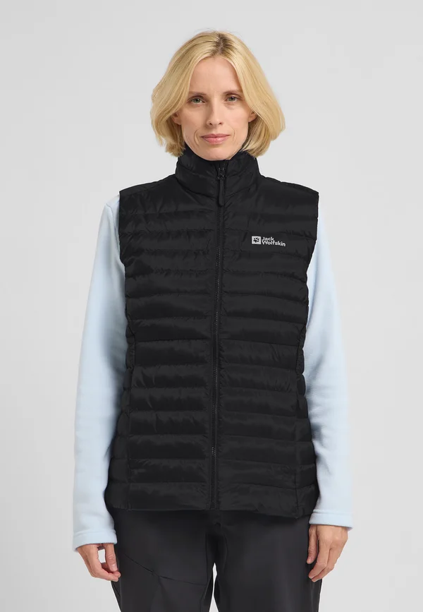 PILVI - Waistcoat - black