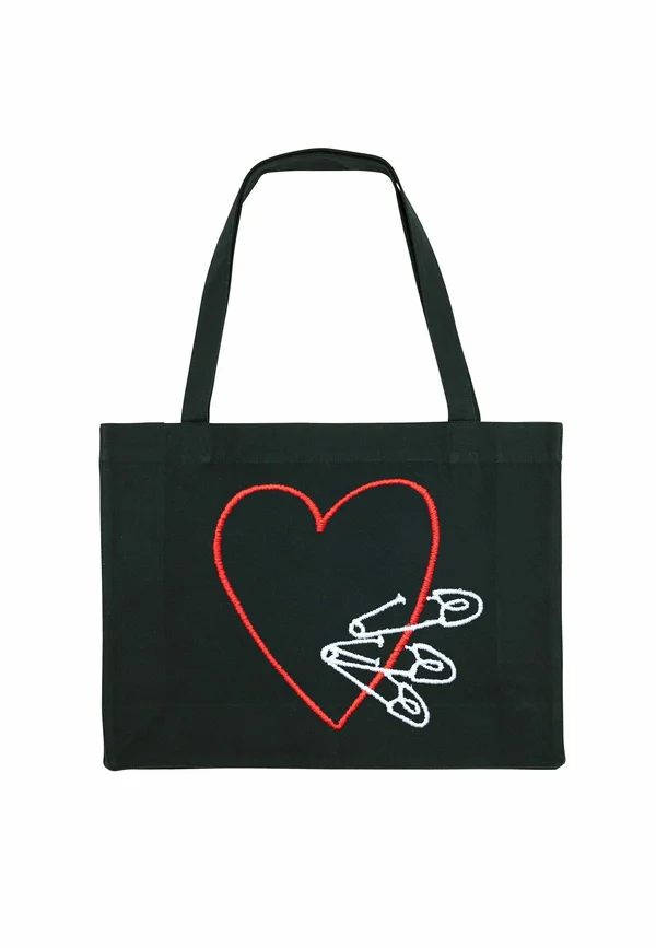 PINS PRINT - Tote bag - black