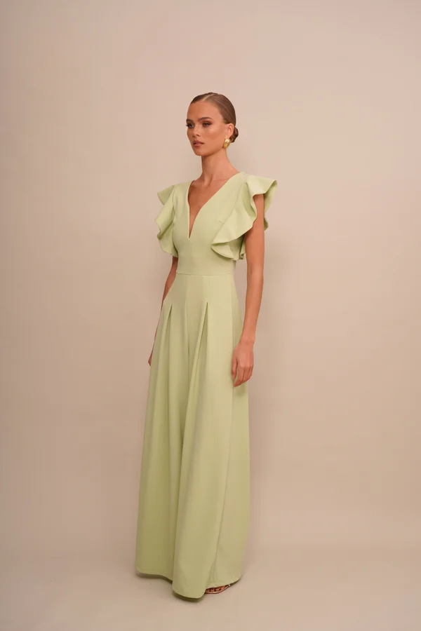 PIP RUFFLE - Jumpsuit - pistachio
