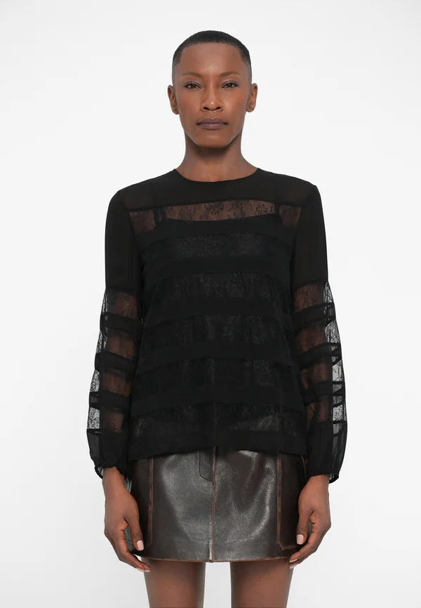 PIQUET - Blouse - nero