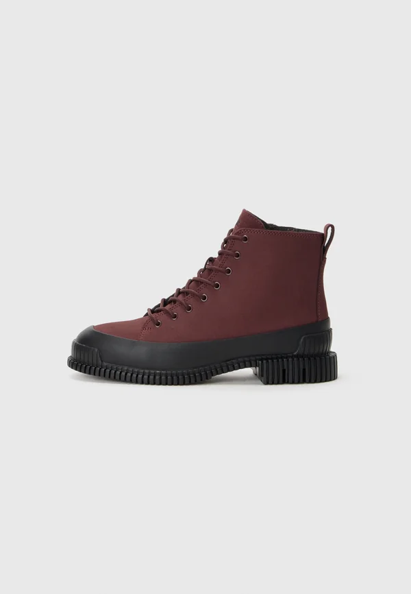 PIX - Lace-up ankle boots - bordeaux/schwarz