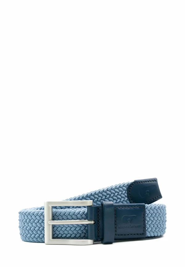 PLAIN - Braided belt - faded blue