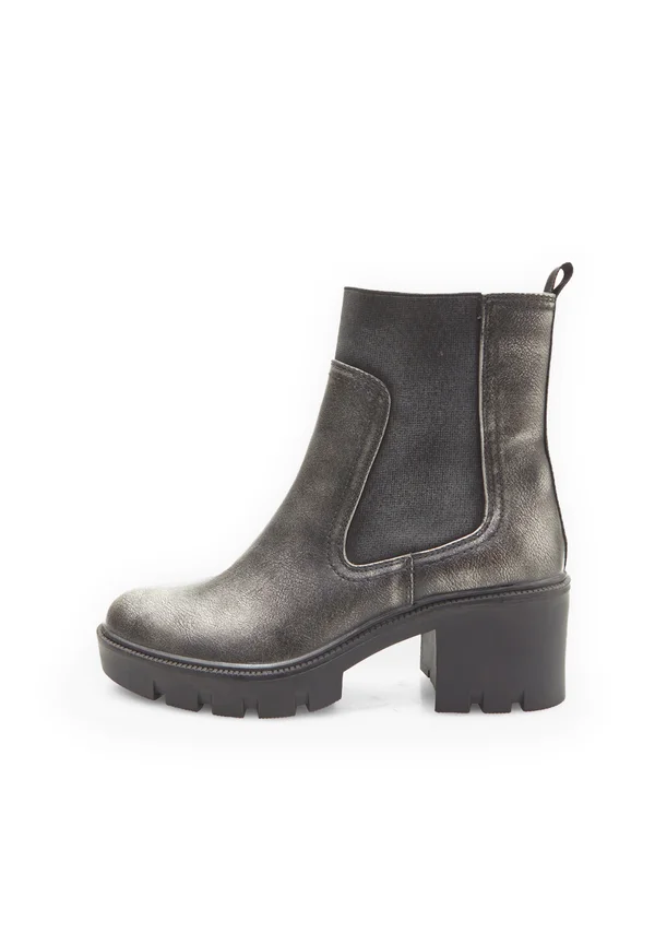 Platform ankle boots - argento