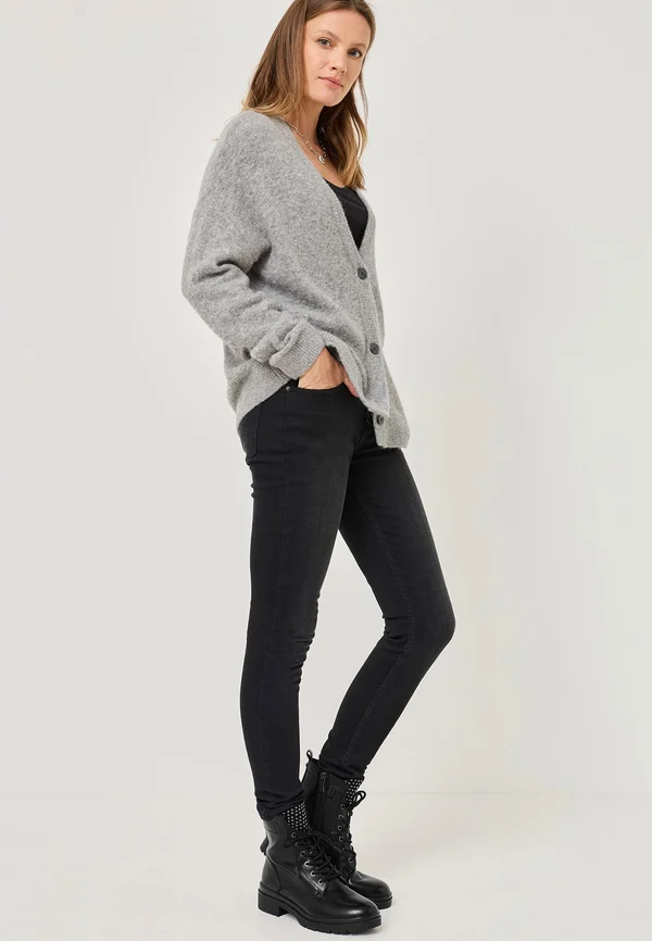 Platform ankle boots - black