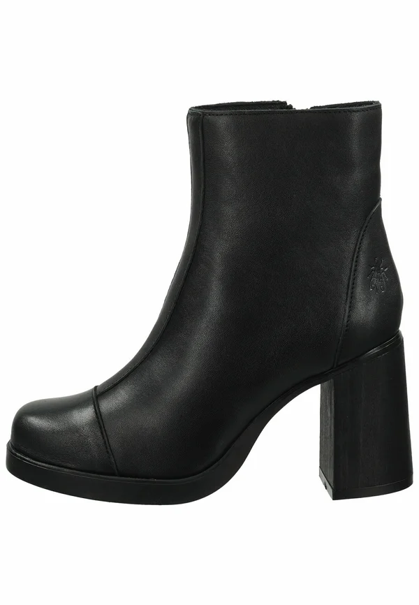 Platform ankle boots - black