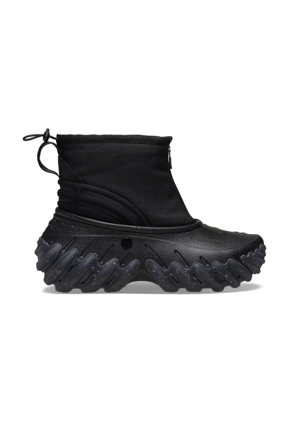 Platform ankle boots - black