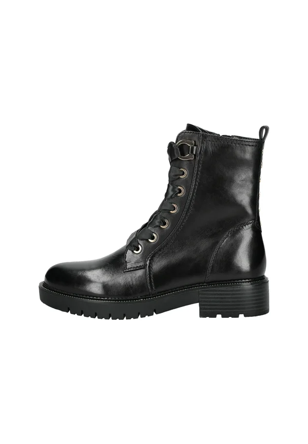 Platform ankle boots - black
