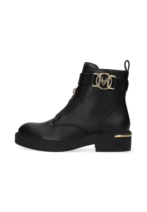 Platform ankle boots - black