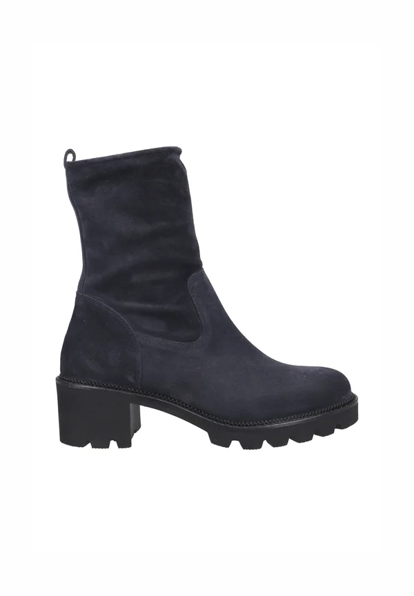 Platform ankle boots - blau