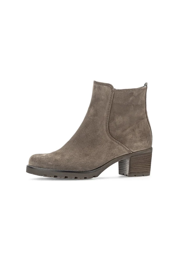 Platform ankle boots - braun